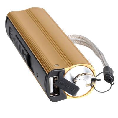 EC02 强光手电筒 可充电式远射移动电源USB点烟器三合一