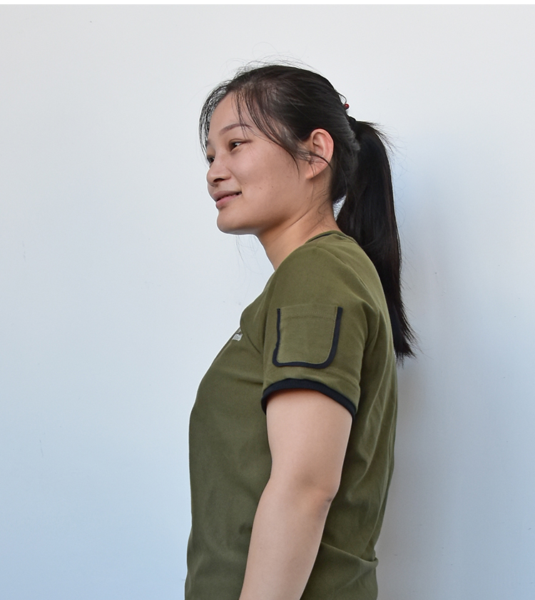 NT102户外休闲女士短袖工装T恤(图5)