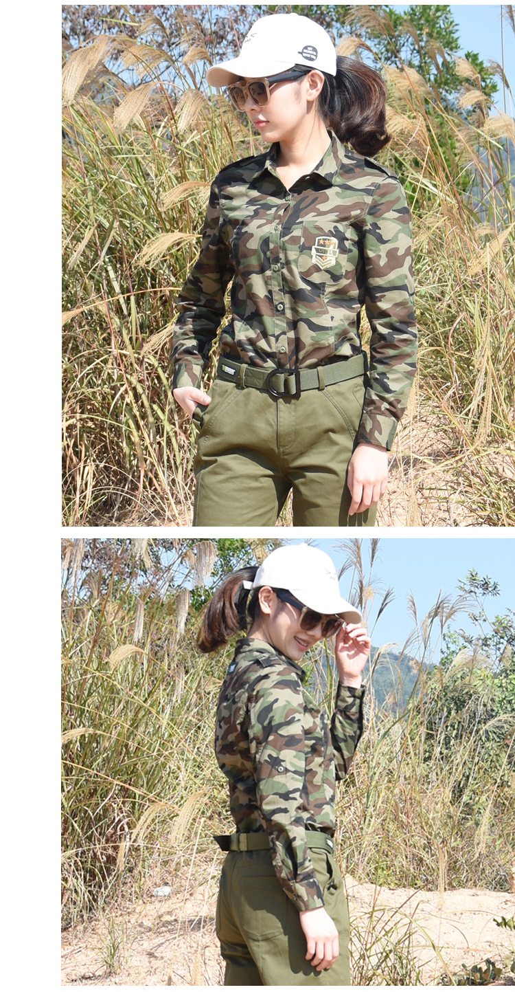 NS1921 迷彩衬衫军服女上衣(图12)