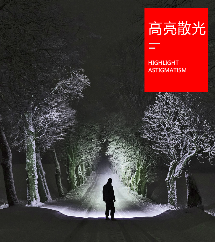 LO114红白双色光源头灯10W(图7)